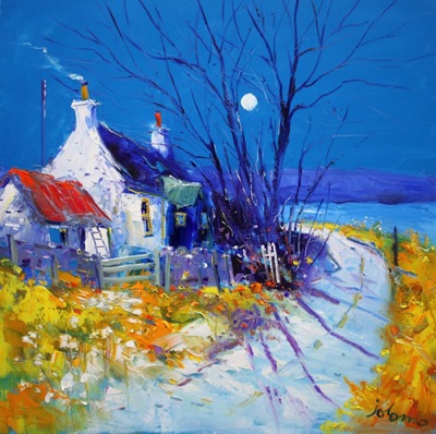 Early Morning Smoke Isle of Mull 24x24 Early Morning Smoke Isle of Mull 24x24